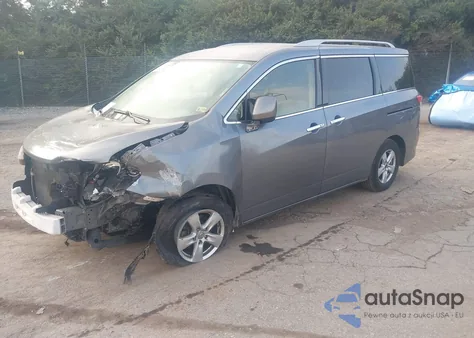 2017 Nissan Quest Sv из США, поврежденный, VIN JN8AE2KP0H9165473